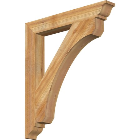 Legacy Traditional Rough Sawn Bracket, Western Red Cedar, 4W X 30D X 34H